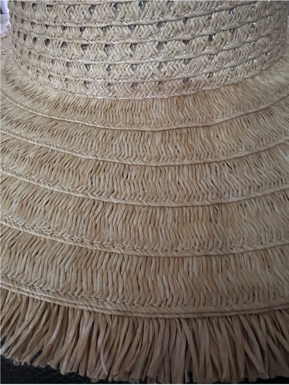 Wide-Brim Straw Sun Hat - Picture 3 of 6